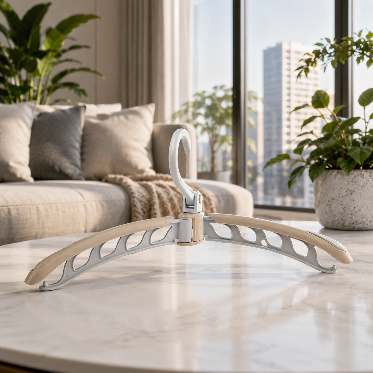 Portable Folding 360 Degree Rotating Clothes Hangers