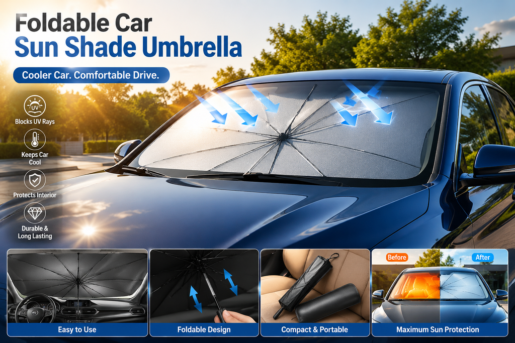 Windshield Umbrella Sun Shade Cover For Car