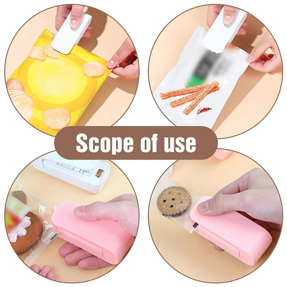 Portable Mini Heat Sealer Machine For Plastic Bags